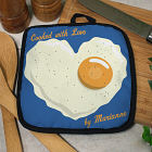 Personaized Cooked With Love Pot Holder U617042